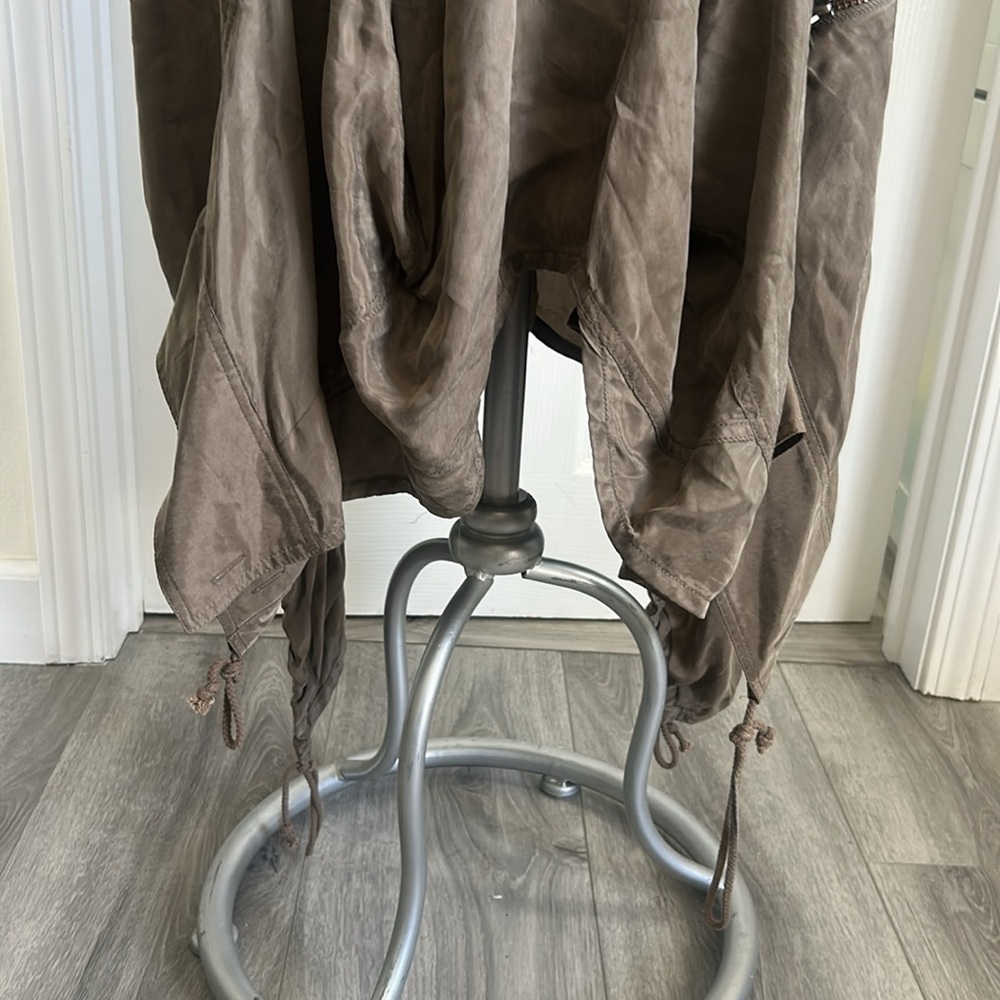ALL SAINTS PARACHUTE ZEEDA DRESS TAUPE GREEN 10 RARE - Picture 5 of 13